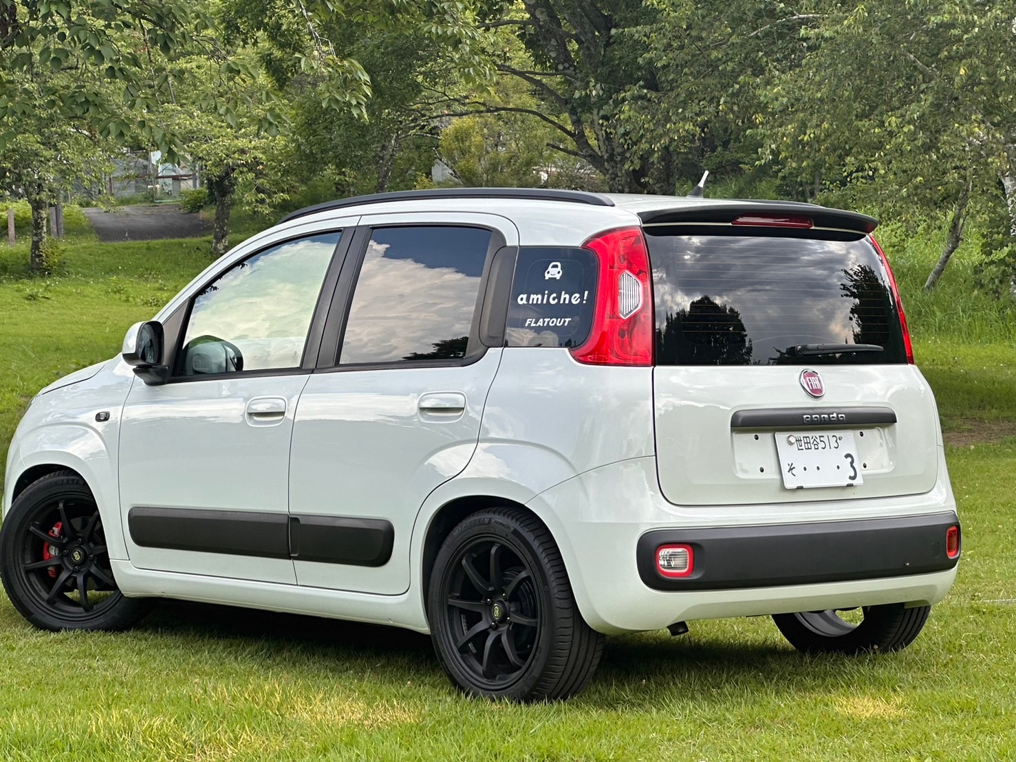 ��piu panda��FLATOUT FIAT PANDA �ꥢ�����ȥ��ݥ��顼������ž夲
