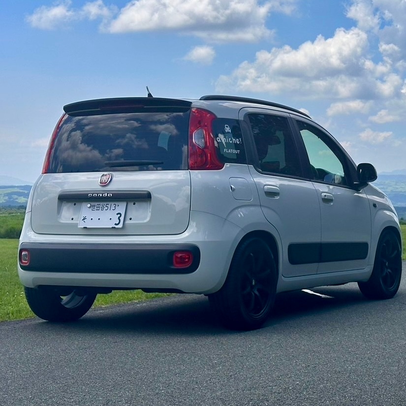 ��piu panda��FLATOUT FIAT PANDA �ꥢ�����ȥ��ݥ��顼������ž夲