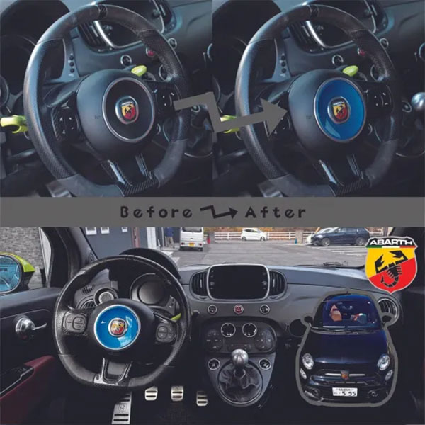 EVE DESIGN �ϥ�ɥ�ǥ��졼�����֥��顼�ɡ��ʥġ� FIAT/ABARTH���� �����ꥢ ����� CDF-562