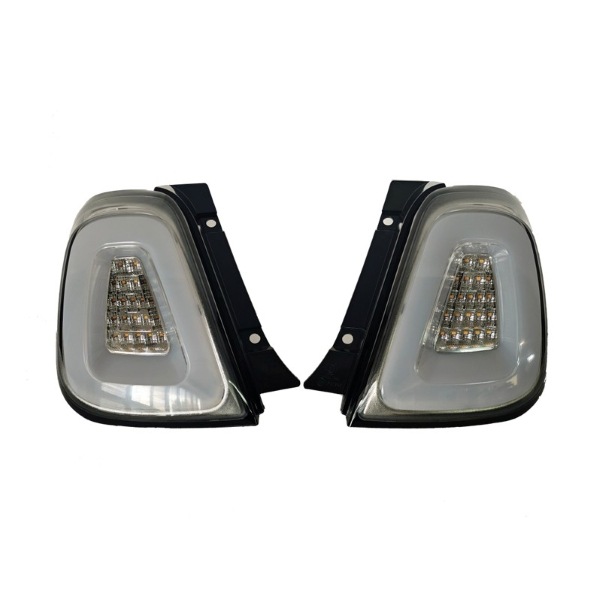 AutoStyle LED�ơ����� �ʥۥ磻�ȡ����ꥢ��for FIAT500 �� ABARTH595/695 ���Х�� �ե����å�