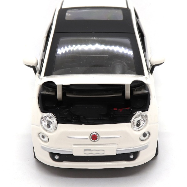 FIAT 500��2007�� 1/24�������� �ߥ˥����ʥۥ磻�ȡ� burago