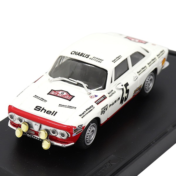 ALFA ROMEO GIULIA GTV RALLY MONTECARLO 1976 BEGUIN-FAUCHILLE 1/43
