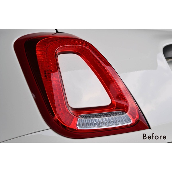 core OBJ ꥢ󥫡ꥢ⡼ե for ABARTH595/695/FIAT500 Rear Winker Clear Smoke Film