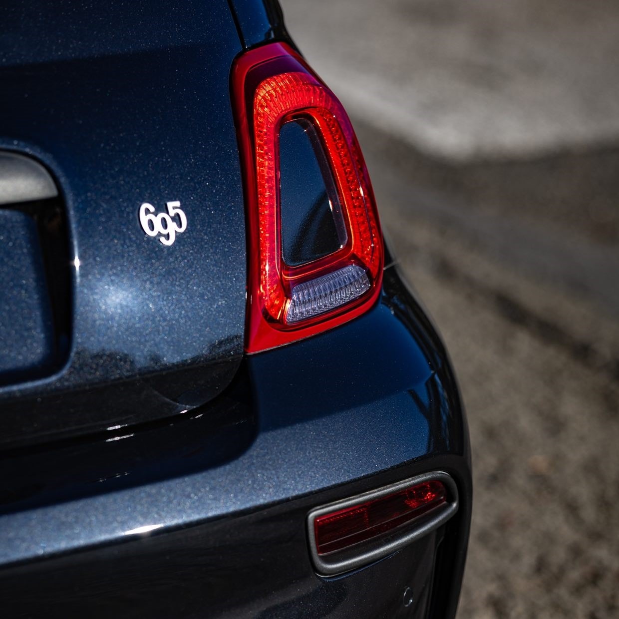 core OBJ ꥢ󥫡ꥢ⡼ե for ABARTH595/695/FIAT500 Rear Winker Clear Smoke Film