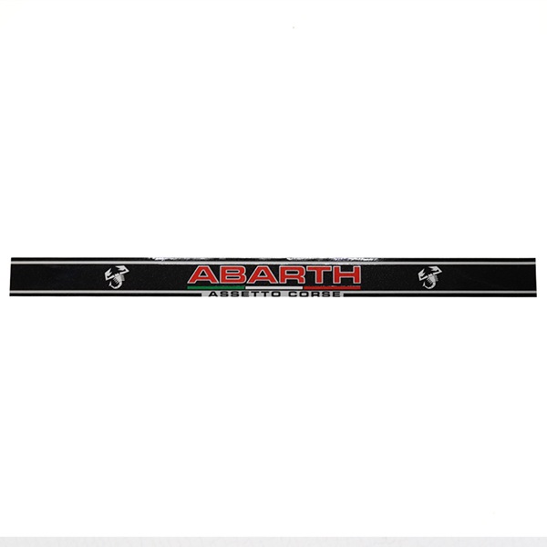 FIAT　ABART ASSETTO CORSE ステッカー　カラー選択可2 ABARTH ASSETTO CORSE ロングステッカー｜ラテン車の雑貨とパーツ通販
