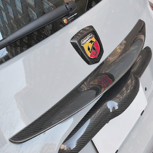 THREEHUNDRED FIAT/ABARTH500/595 カーボンゲートスポイラー｜ラテン車