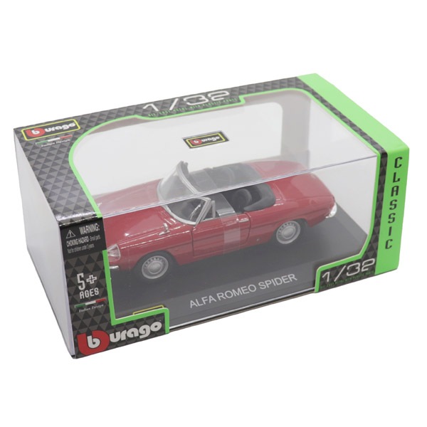 Alfa Romeo ���� SPIDER 1966 �ߥ˥����ʥ�åɡ� burago�� 1/32��������