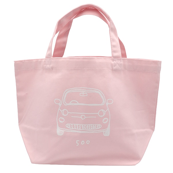 FIAT Nuova 500 CLUB ITALIA ミニトートバッグ【M】ピンク バッグ