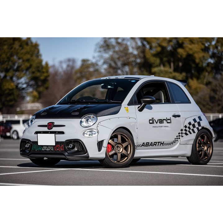 diverti ABARTH595 ���ݡ��ĥۥ����� TE37 SAGA S-Plus 17��7.5J ET37��1��ʬ��