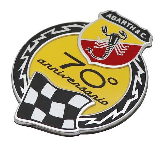 ABARTH 純正 695 70周年記念 エンブレム アバルト｜ラテン車の雑貨と