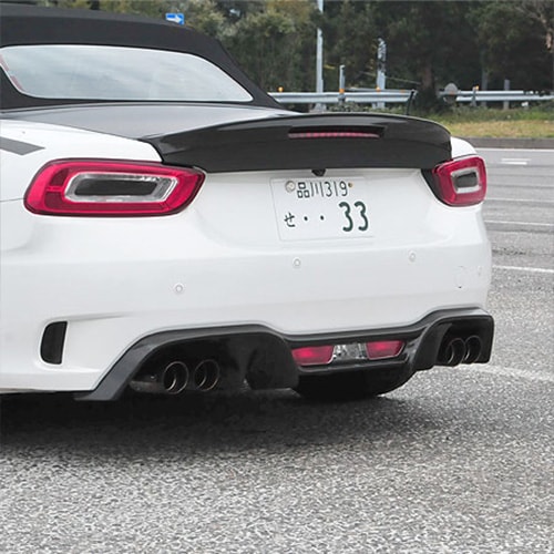 THREEHUNDRED ABARTH 124 Spider カーボンディフューザー｜ラテン車の