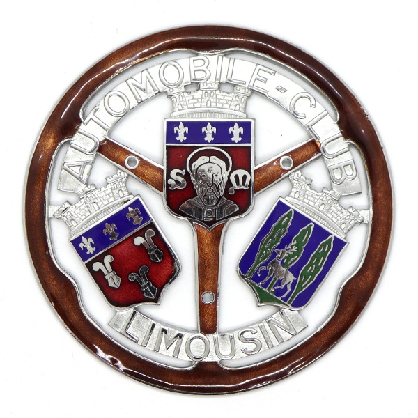Automobile Club Limousin エンブレムプレート｜ラテン車の雑貨と 