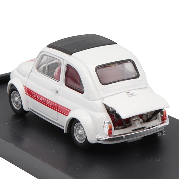 FIAT ABARTH 695 SS Assetto corsa 1968 Bianco Interno rosso-avorio 1/43�������� �ߥ˥��� brumm