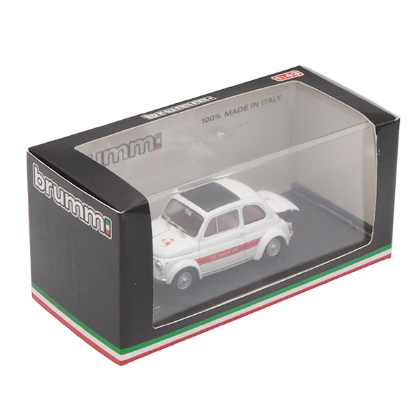 FIAT ABARTH 695 SS Assetto corsa 1968 Bianco Interno rosso-avorio 1/43�������� �ߥ˥��� brumm