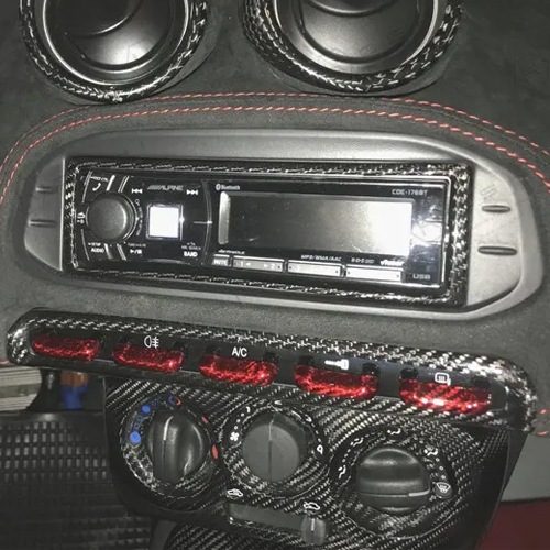 KOSHI Alfa Romeo 4C ܥ󥳥ȥե졼५С(֥å)