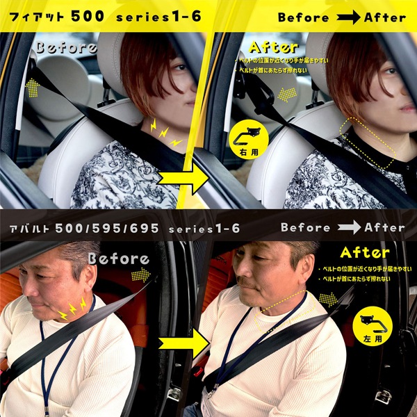 EVE DESIGN �����ȥ٥�ȥ����ɡ֥٥�ȥ��å���� FIAT500 ABARTH500/595/695���� ���� BGF-R1������ BGF-L1