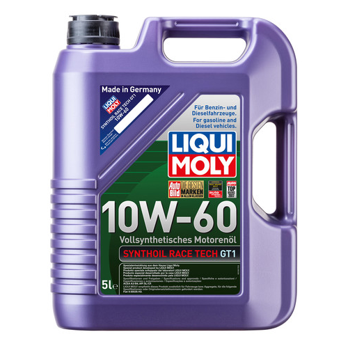 LIQUIMOLY エンジンオイル SYNTHOIL RACE TECH GT1 10W-60｜ラテン車の