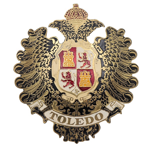 希少】TOLEDO ロータリークラブ エンブレムプレート カーバッジ 