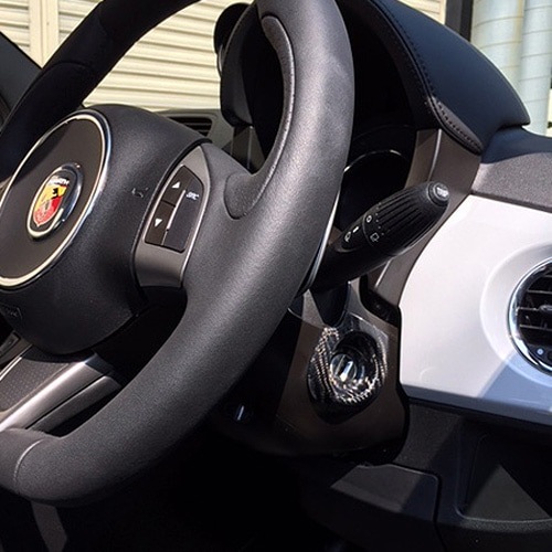 THREEHUNDRED ABARTH 500/595/695 カーボンキーシリンダーパネル