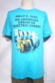 OUT OF PRINT DO ANDROIDS DREAM OF ELECTRIC SHEEP T SHIRT -TAHITI BLUE-