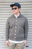 INVERALLAN 3A BUTTON DOWN CARDIGAN -N604 DARK GREY-