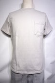 GOOD WEAR JAPAN CUSTOM OVER DYE SS CREW NECK POCKET TEE -PALEGREY-