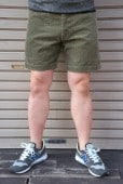 SUNLIGHT BELIEVER 70S CORD SHORTS -PIG OLIVE-