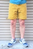 SUNLIGHT BELIEVER 70S CORD SHORTS -PIG GOLD-