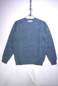 HARLEY OF COTLAND CREW NECK SWEATER -GRAPHITE GREEN- 2474