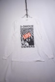 ONEITALIFE 3D MOVIE LONG SLEEVE TEE -WHITE-