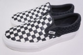 VANS LIFESTYLECLASSIC SLIPON P -WOVEN LTHR BLANCDEBLANC- VN0A5KXB9GY