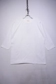 GOOD WEAR JAPAN CUSTOM 3/4 SLEEVE BASEBALL TEE -WHITE-