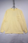 GOOD WEAR JAPAN CUSTOM LONG SLEEVE POCKET TEE -SMOKY CORN-