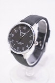 TIMEX THE WATERBURY WATCH BLACK DIAL -LEATHER STRAP- TW2V01500