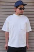 AUDIENCEHEAVY WEIGHT RELUX POCKET TEE -OFF WHITE- AUD6352