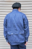 SUGARCANEDENIM BIG WORK SHIRT -DENIM- SC28915