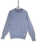 SCOTCH & SODACOTTON KNIT CREW NECK SWEATER -H NAVY-