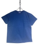 GOOD WEAR JAPAN CUSTOM OVER DYE SS CREW NECK POCKET TEE -CHINA BLUE-