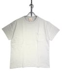 GOOD WEAR JAPAN CUSTOM OVER DYE SS CREW NECK POCKET TEE -PALE GREY-