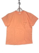 GOOD WEAR JAPAN CUSTOM OVER DYE SS CREW NECK POCKET TEE -SMOKY CORRAL-