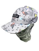 WHOPOPSWEEP 6 PANNEL CAP -GRAY-