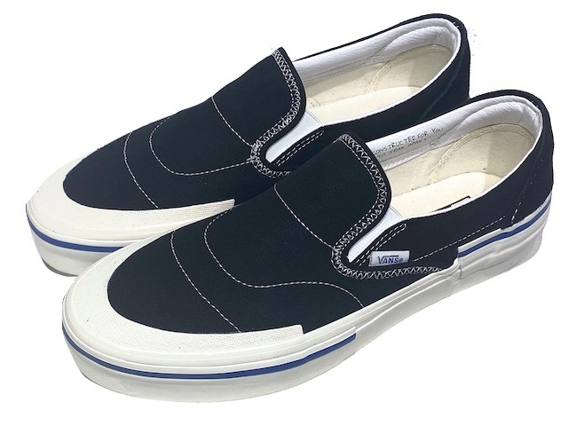 VANS ANAHEIM FACTORY】SLIP ON RECONSTRU -BLACK- VN000BW4BLK