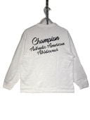 CHAMPIONBASIC LONG SLEEVE T SHIRT -WHITE- C3-Y401