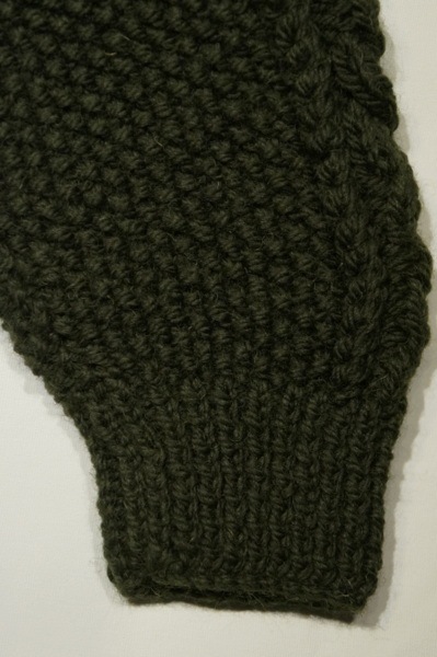INVERALLAN 3A BUTTON DOWN CARDIGAN -OLIVE-