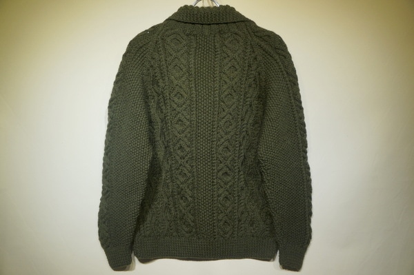 INVERALLAN 3A BUTTON DOWN CARDIGAN -OLIVE-