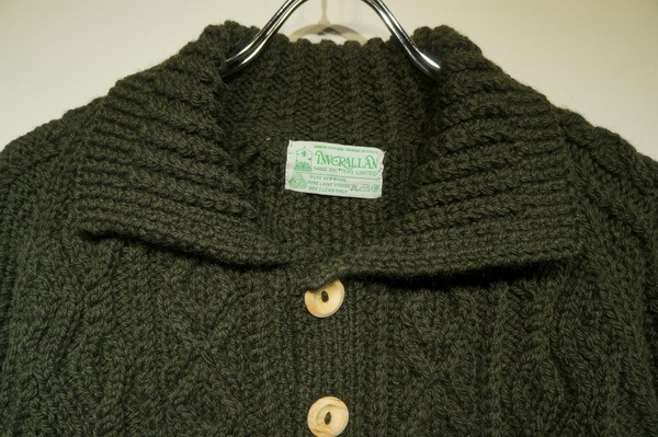 INVERALLAN 3A BUTTON DOWN CARDIGAN -OLIVE-