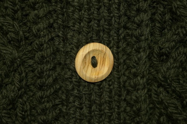 INVERALLAN 3A BUTTON DOWN CARDIGAN -OLIVE-