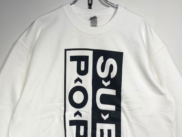MUSICSUB POP LOGO SWEAT -WHITE-