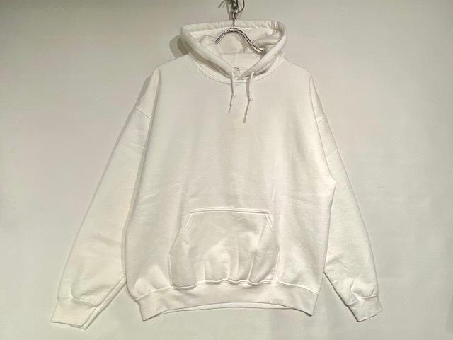 TOWN CRAFT JPIGMENT PULL HOODIE -WHITE-