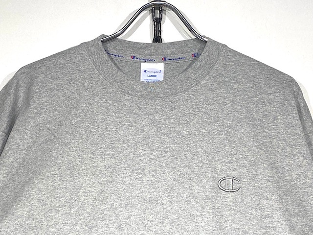 CHAMPION ACTION STYLE LS T SHIRT -OX GREY- C3-V414